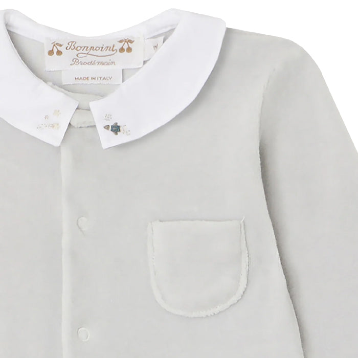 Bonpoint Baby Tilouan Pyjama Tonnerre Grey
