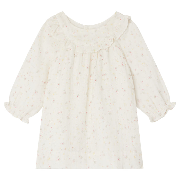Bonpoint Baby Davina Dress Blush Cream Floral