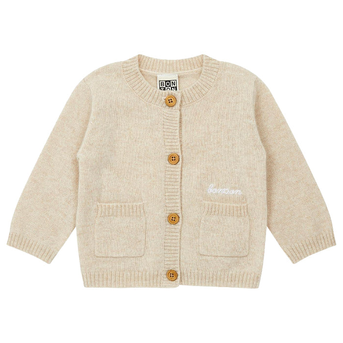 Bonton Baby Cardigan Nougat Beige