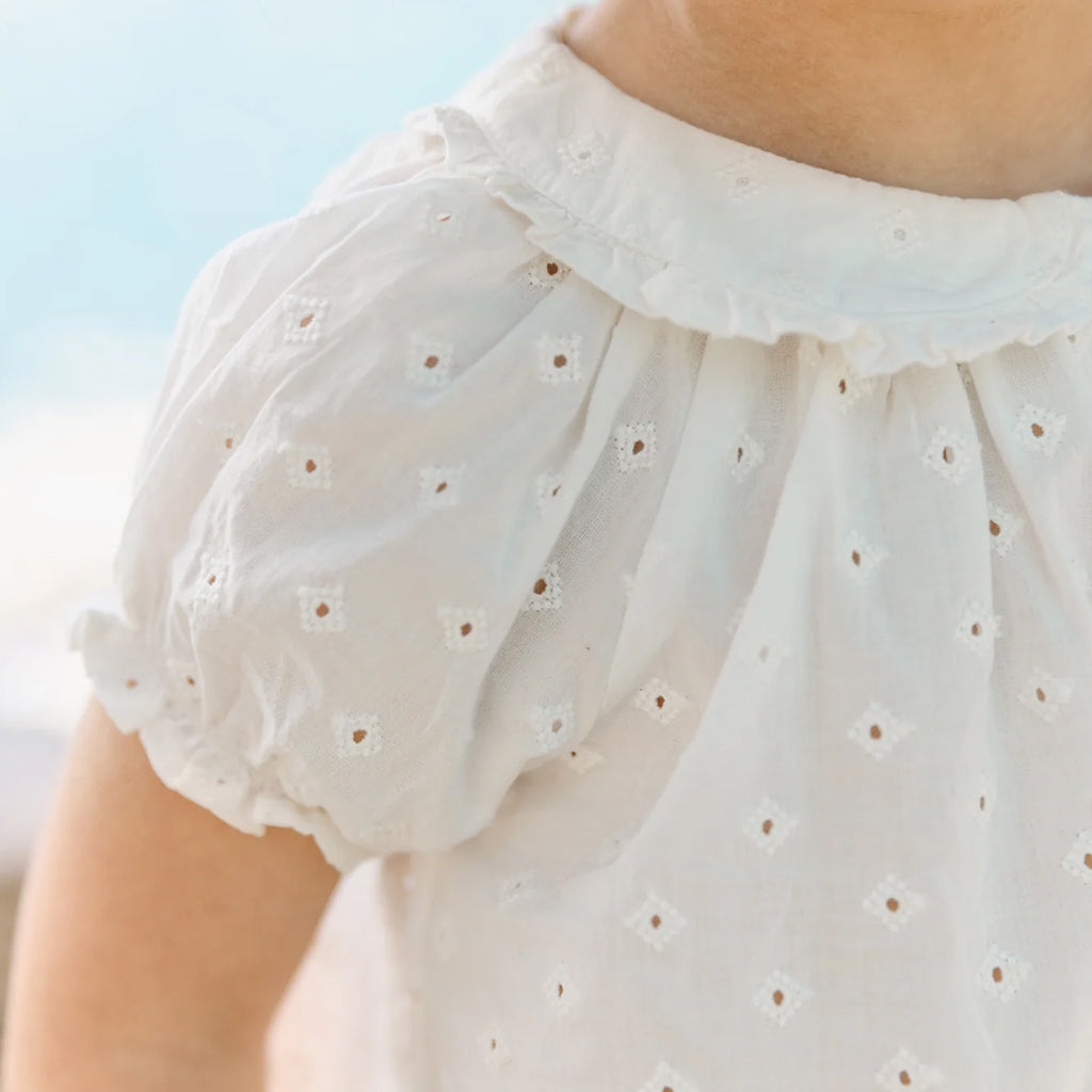 Bonton Baby Aria Blouse Paloma White