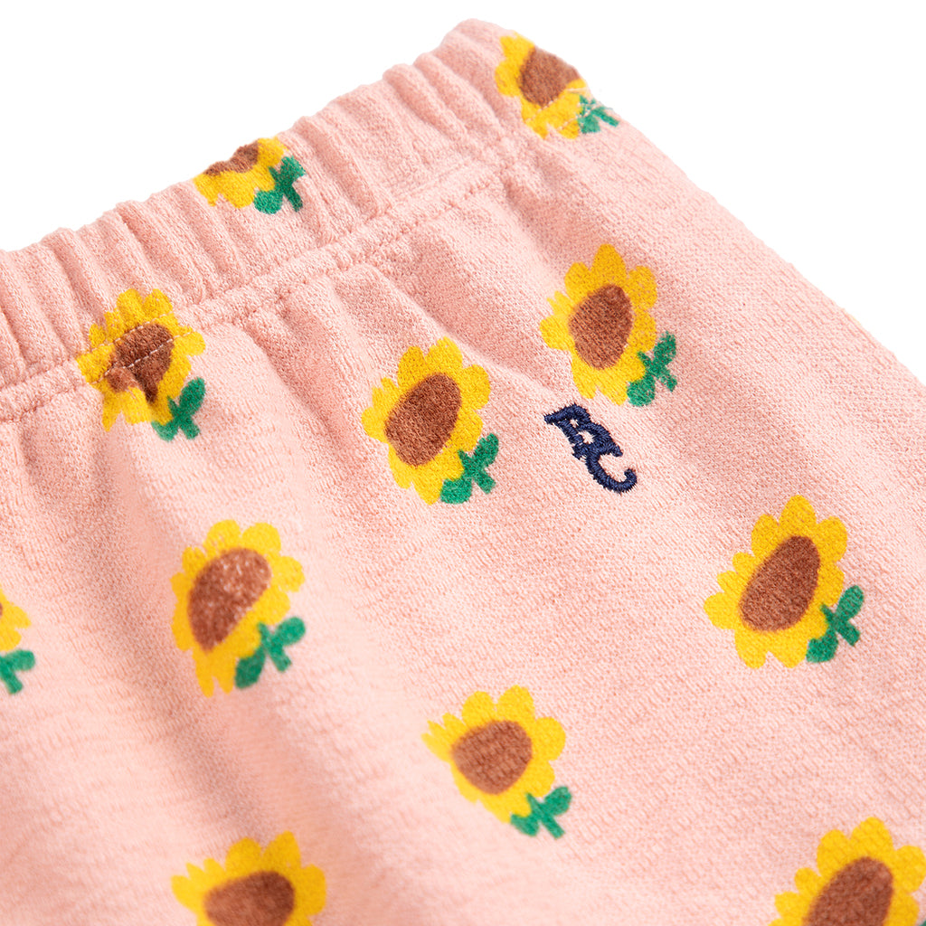 Bobo Choses Baby Sunflower All Over Bloomers Light Pink
