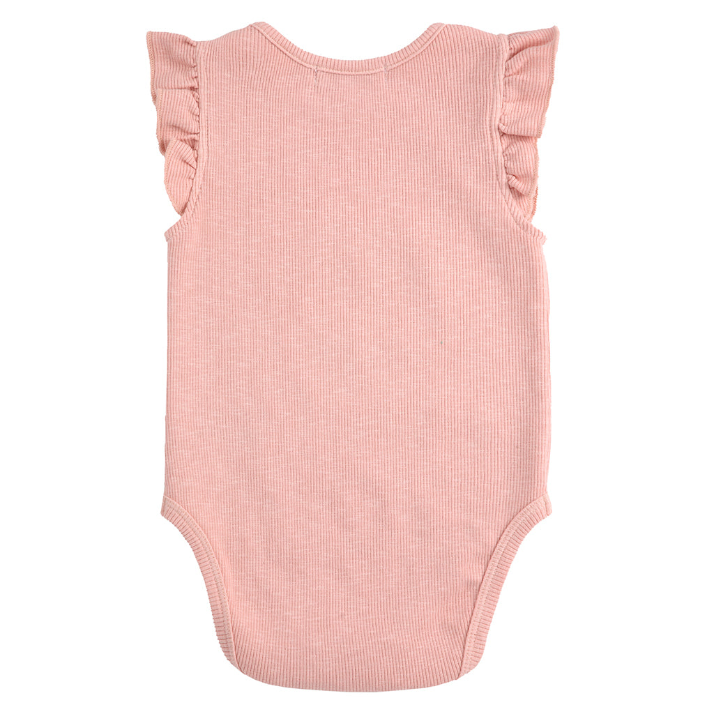 Bobo Choses Baby Sunflower Bodysuit Light Pink