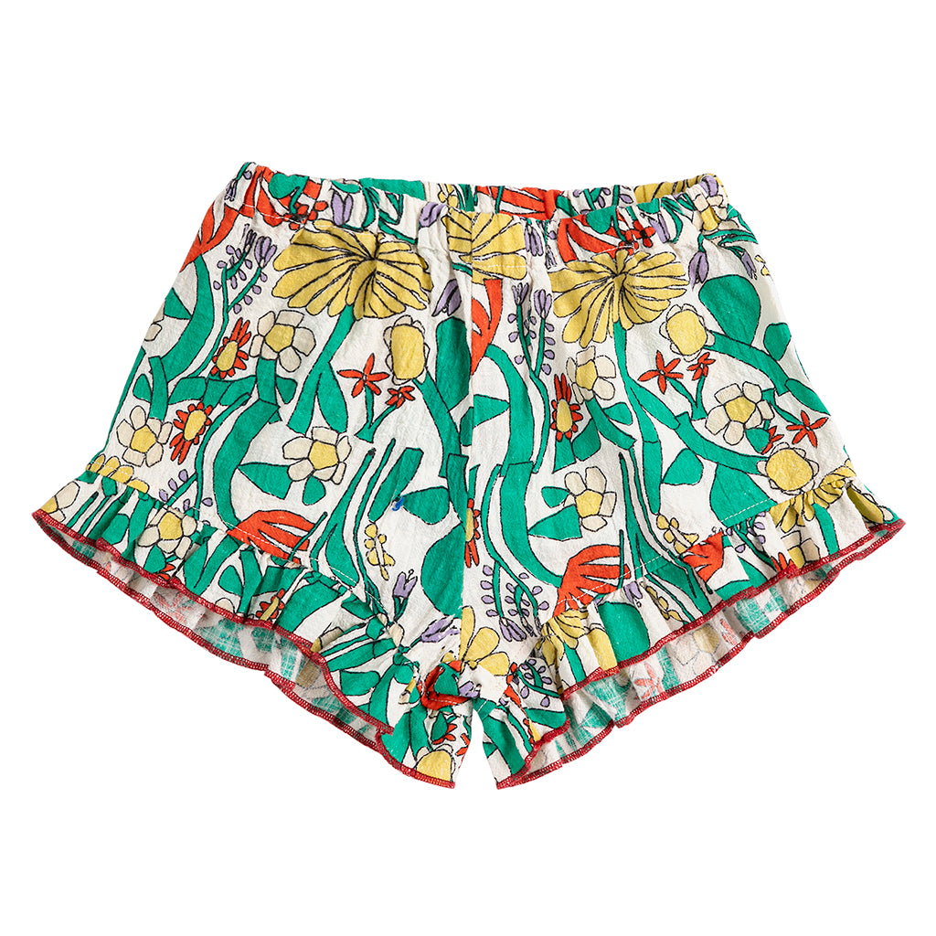 Bobo Choses Baby Shorts All Over Herbalist Print Multicolour