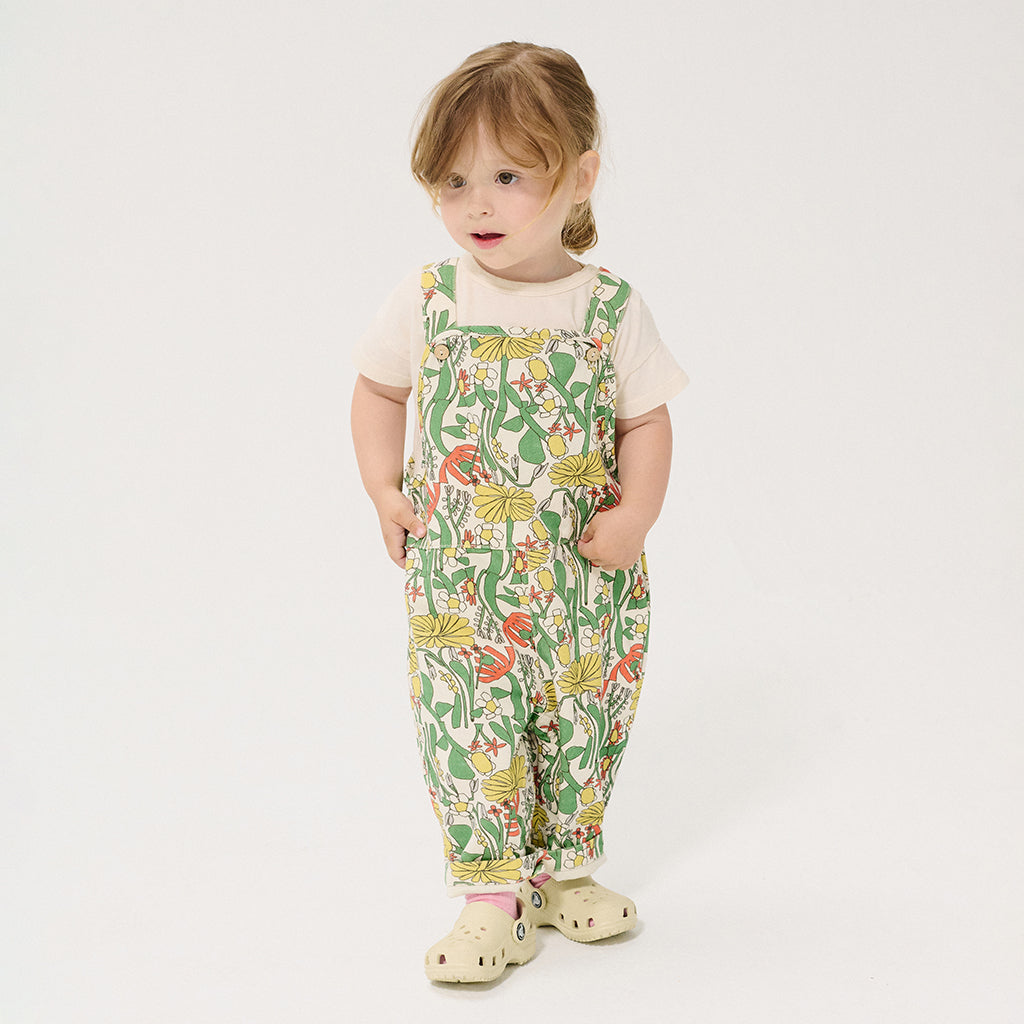 Bobo Choses Baby Overalls All Over Herbalist Print Multicolour