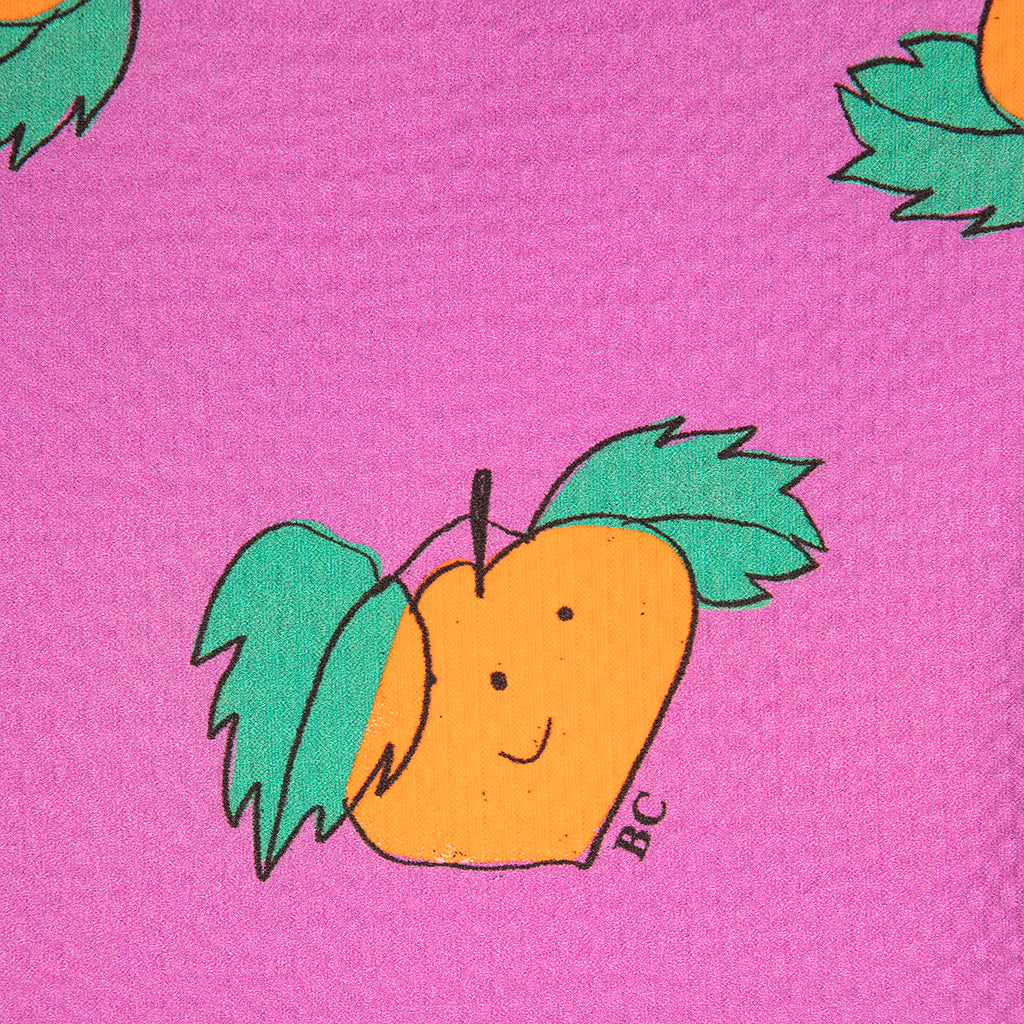 Bobo Choses Baby Swimsuit All Over Tangerine Print Fuchsia Pink