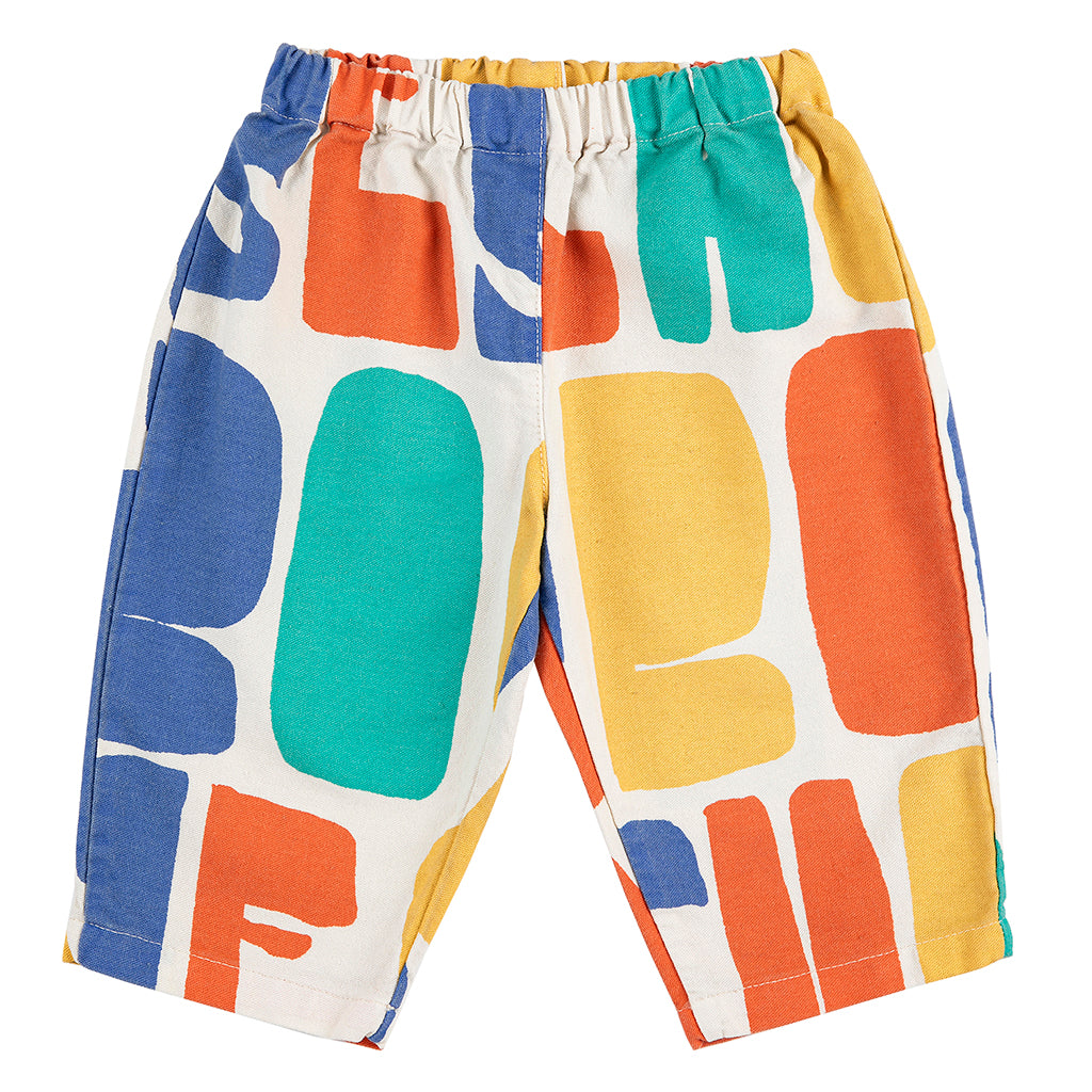 Bobo Choses Baby Pants All Over Colours Print Multicolour