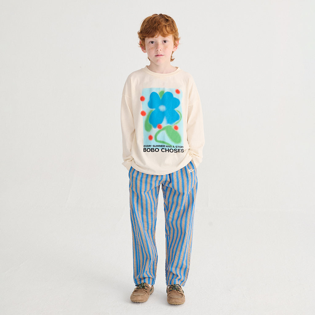 Bobo Choses Child T-shirt Summer Story Print White