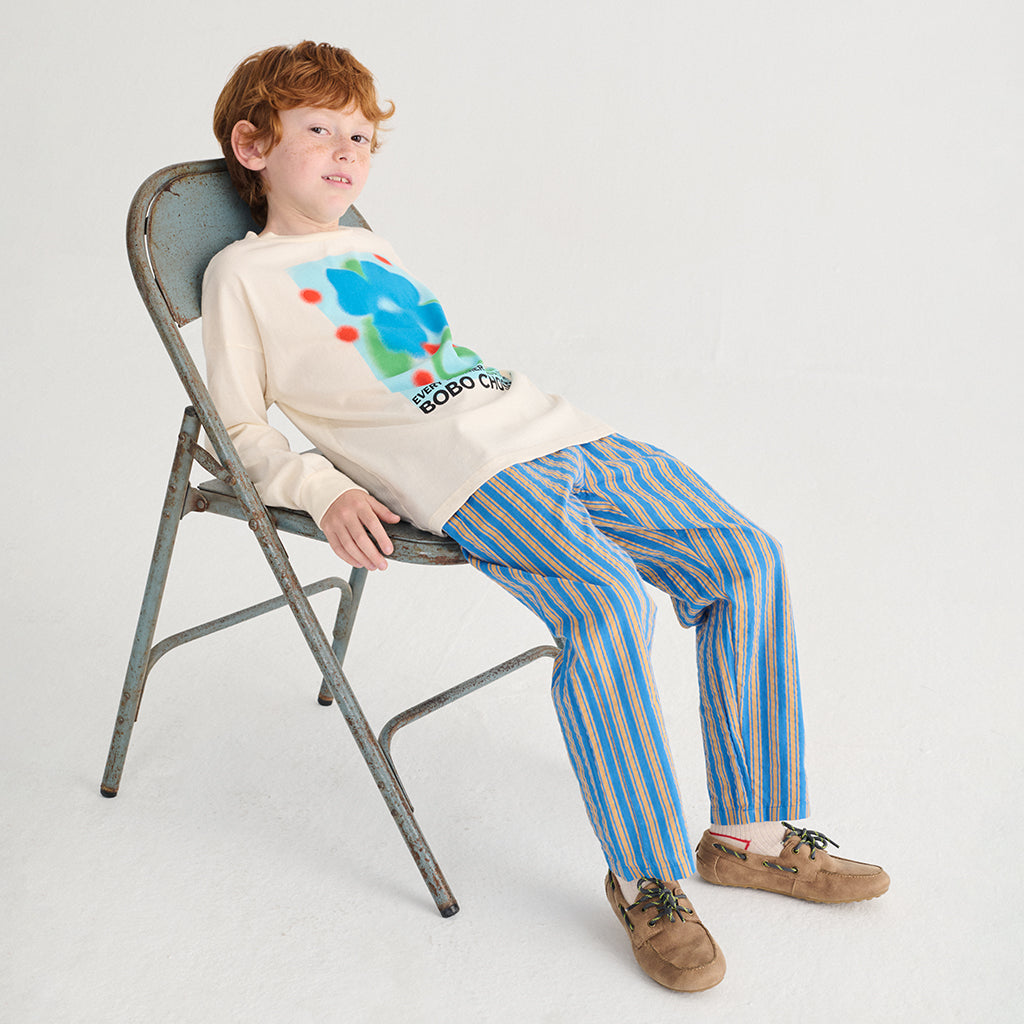 Bobo Choses Child T-shirt Summer Story Print White