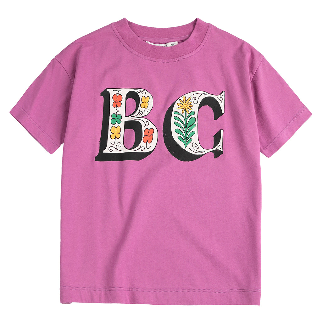 Bobo Choses Child T-shirt Spring Letters Print Purple