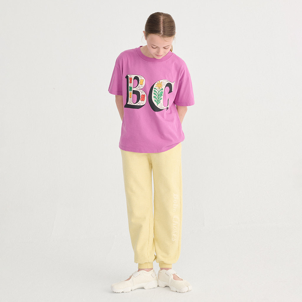 Bobo Choses Child T-shirt Spring Letters Print Purple