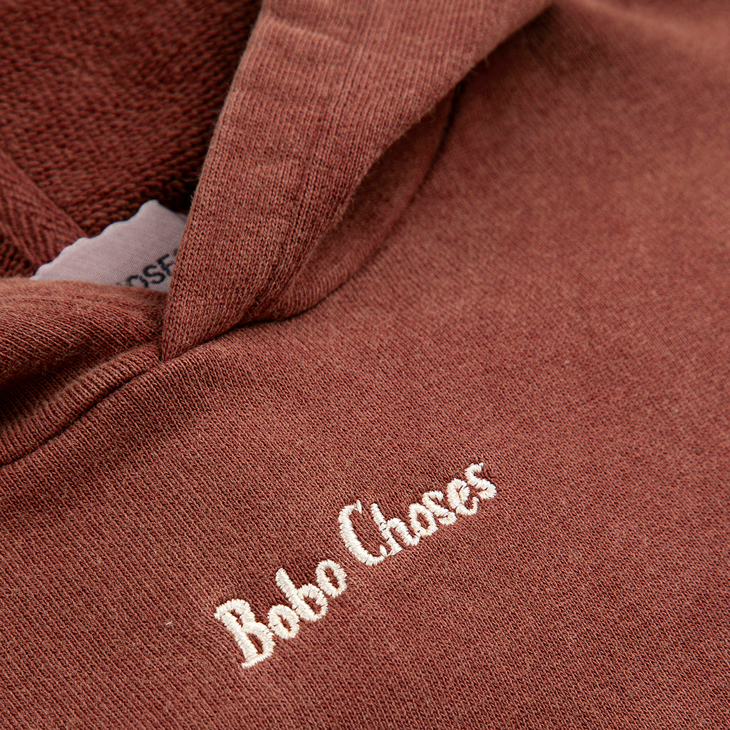 Bobo Choses Child Hooded Sweatshirt Brown