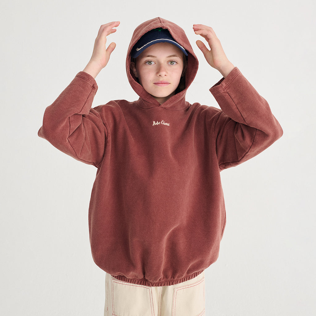 Bobo Choses Child Hooded Sweatshirt Brown