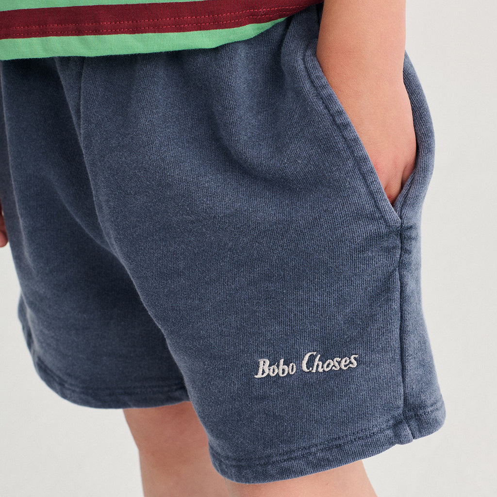 Bobo Choses Child Bermuda Shorts Navy Blue