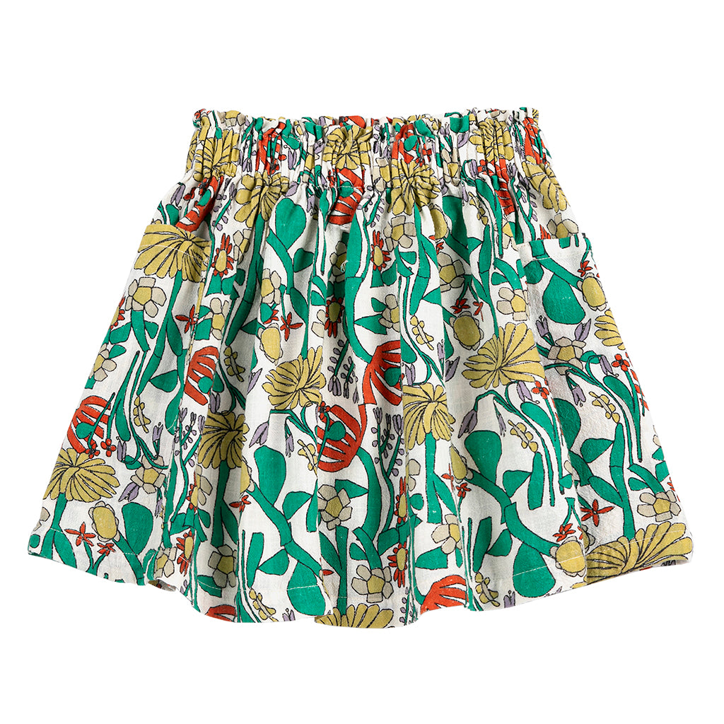 Bobo Choses Child Skirt All Over Herbalist Print Multicolour