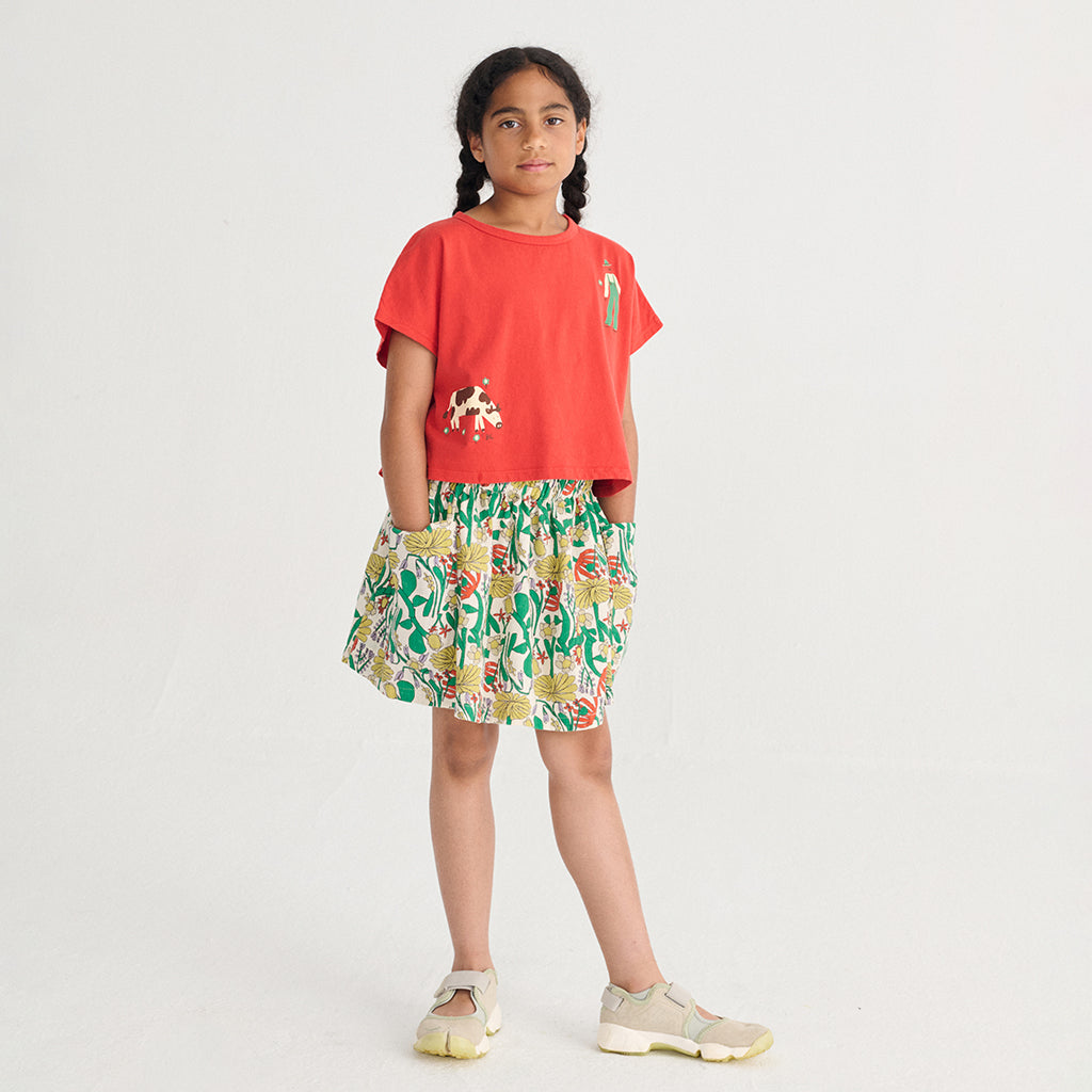 Bobo Choses Child Skirt All Over Herbalist Print Multicolour