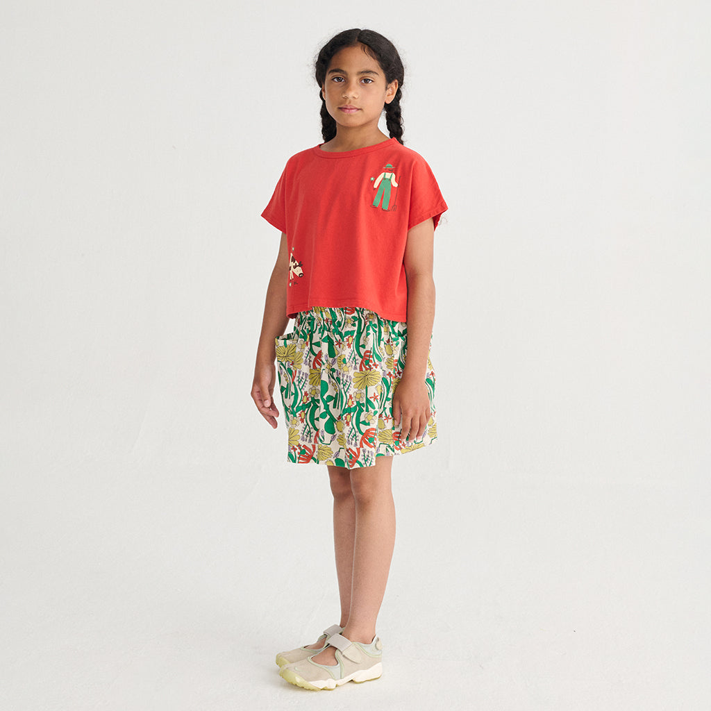 Bobo Choses Child Skirt All Over Herbalist Print Multicolour