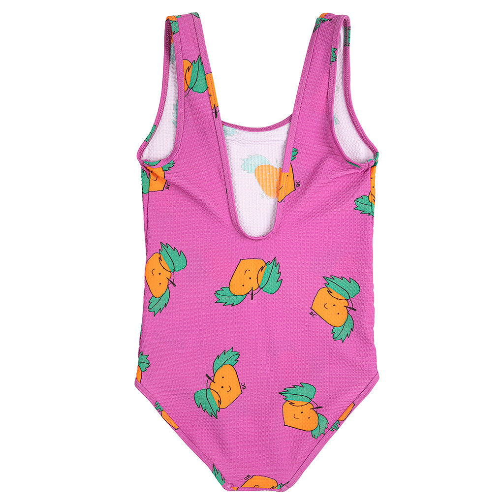 Bobo Choses Child Swimsuit All Over Tangerine Print Purple