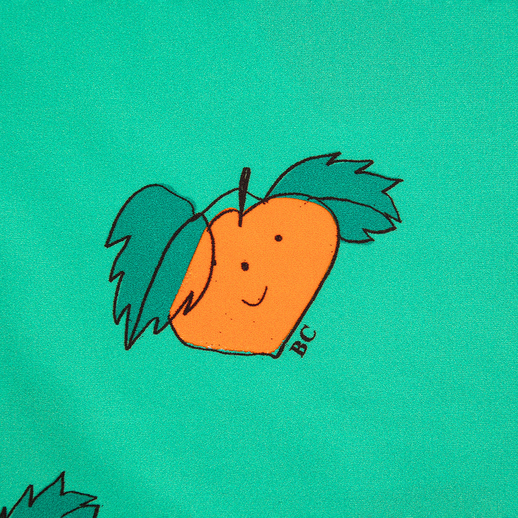 Bobo Choses Child Swim Shirt All Over Curious Turnip Print Green