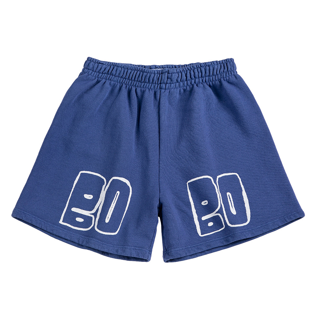 Bobo Choses Child Bermuda Shorts Logo Print Navy Blue