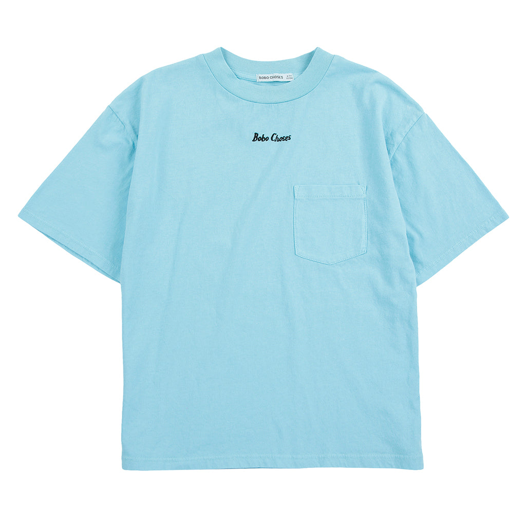 Bobo Choses Child Oversized T-shirt Rapid Radish Print Light Blue