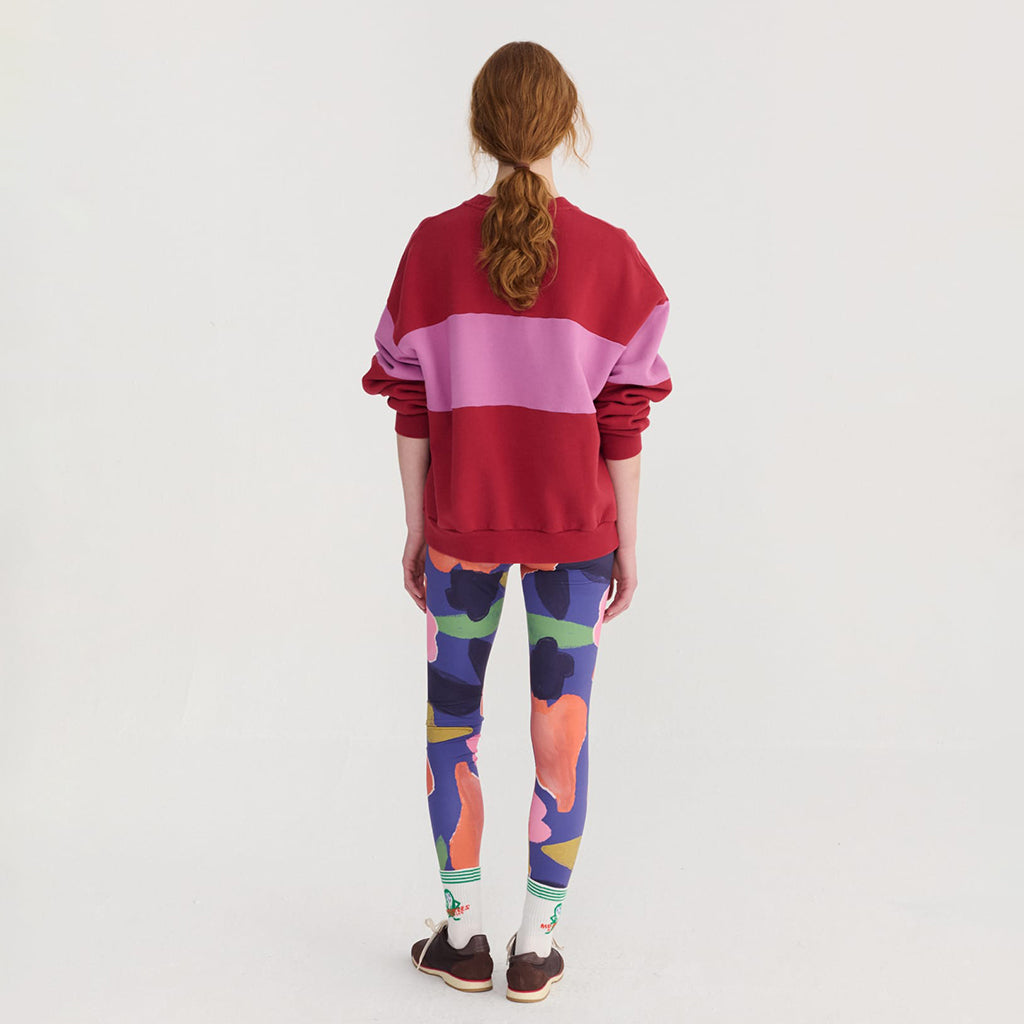 Bobo Choses Woman Sweatshirt Colour Block Red