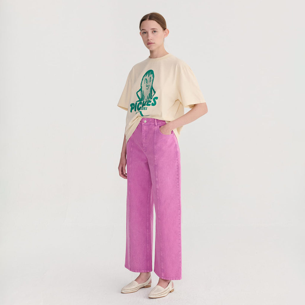 Bobo Choses Woman Boot Cut Pants Purple