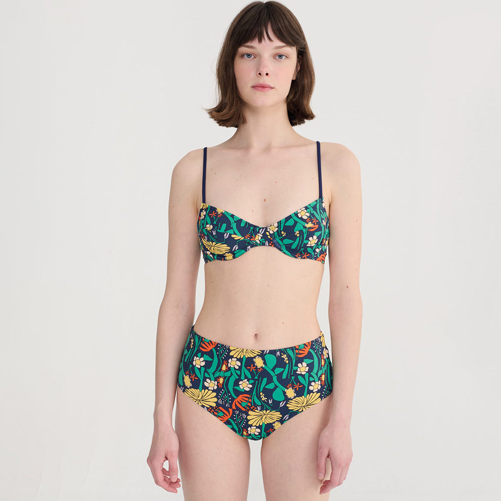 Bobo Choses Woman Bikini Bottom All Over Herbalist Print Multicolour
