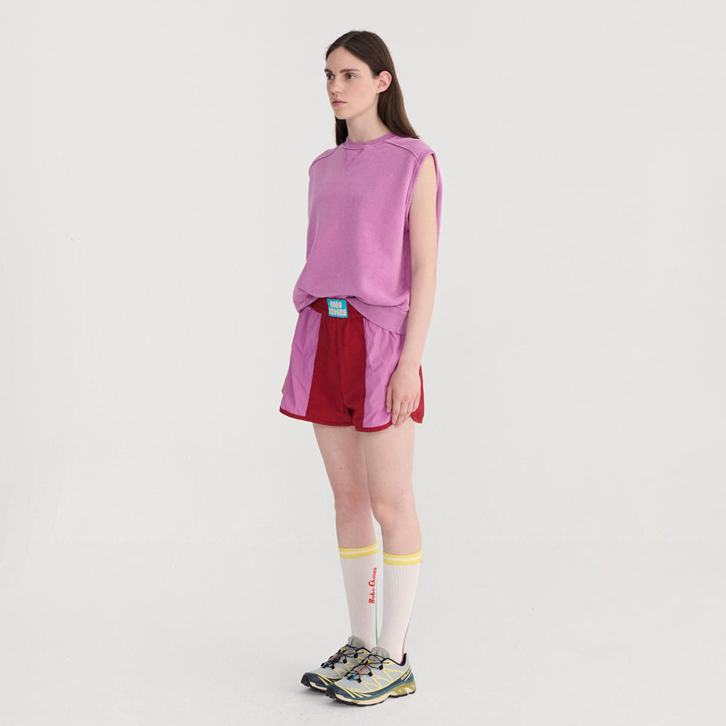 Bobo Choses Woman Sleeveless Sweatshirt Washed Purple