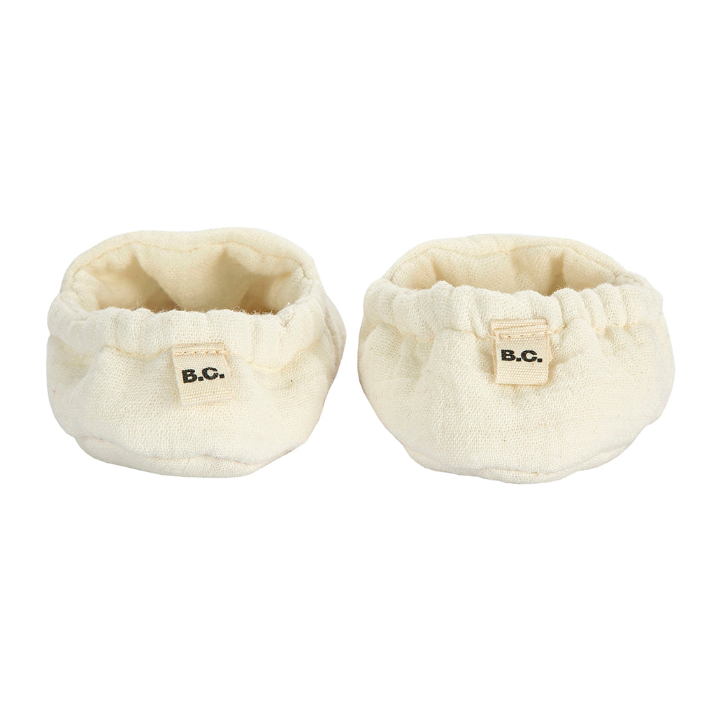 Bobo Choses Baby Slippers Cool Radish Print White