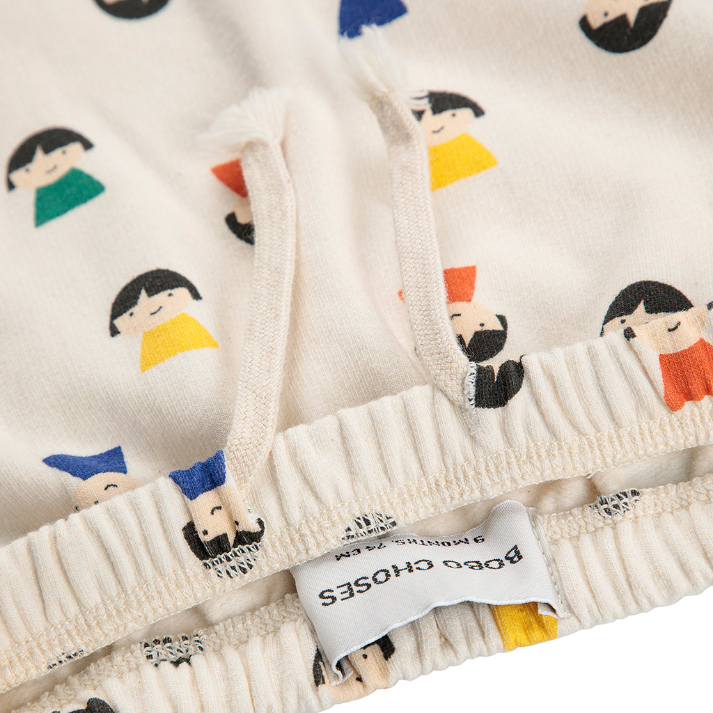 Bobo Choses Baby Game Pawns All Over Sweatpants Cream