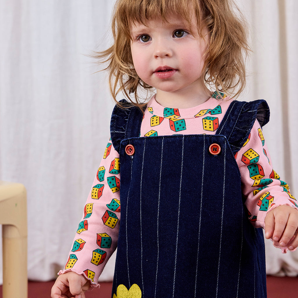 Bobo Choses Baby Dice All Over T-shirt Pink