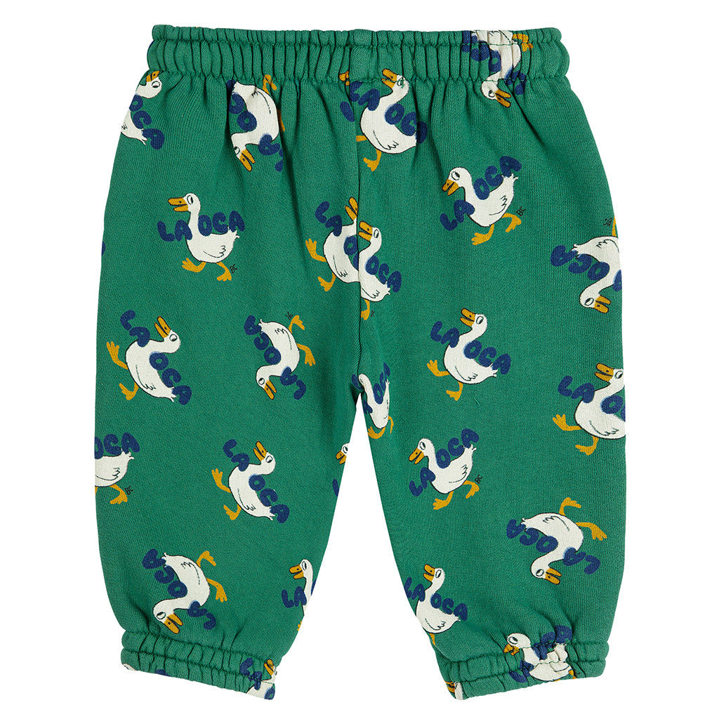 Bobo Choses Baby La Oca All Over Sweatpants Green