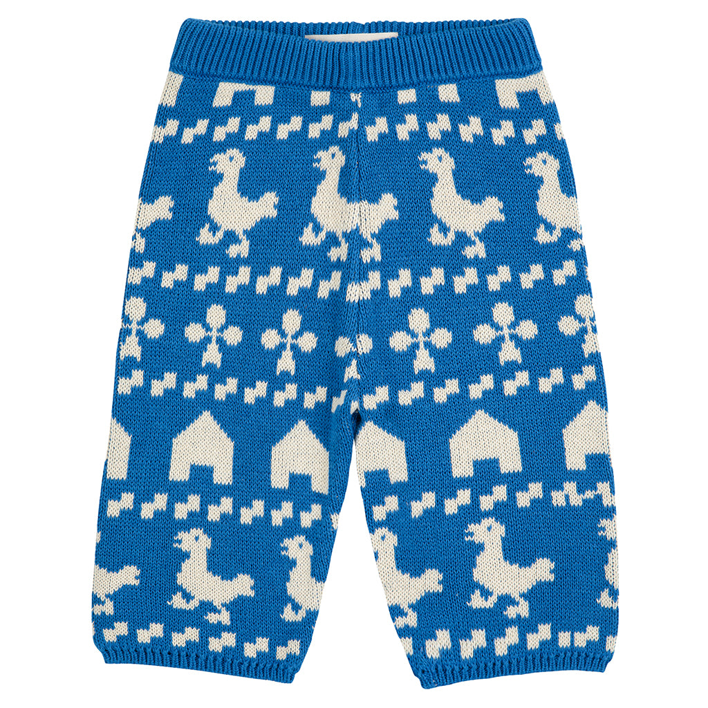 Bobo Choses Baby Farm Jaquard Pants Blue