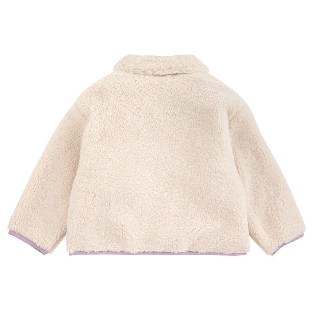 Bobo Choses Baby Game Pawns All Over Reversible Teddy Jacket Lavender Purple