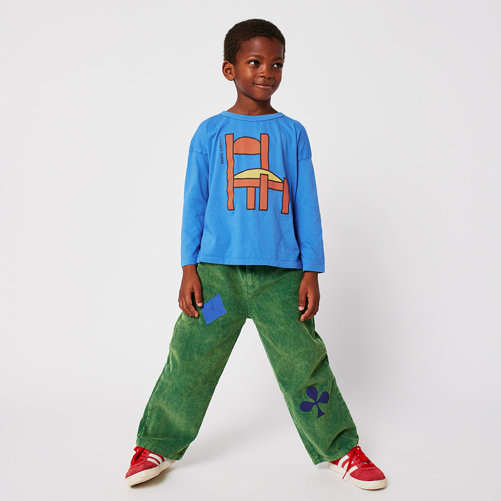 Bobo Choses Child Chair T-shirt Blue