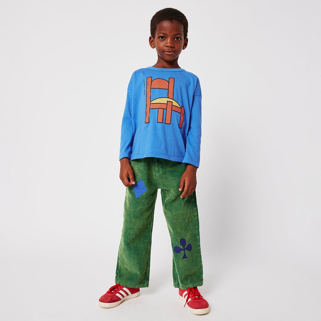 Bobo Choses Child Chair T-shirt Blue
