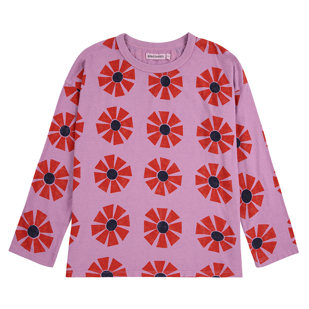 Bobo Choses Child Kaleidoscope All Over T-shirt Purple