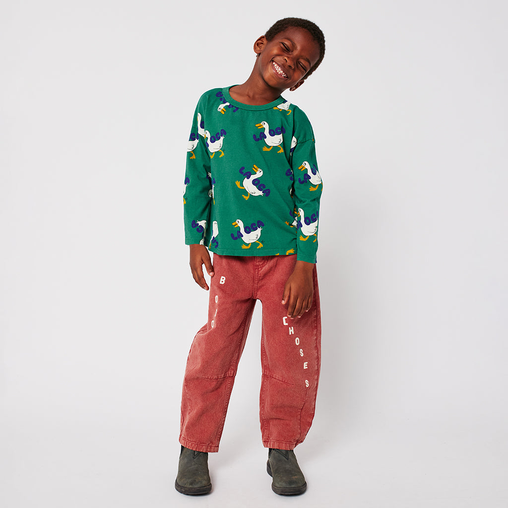 Bobo Choses Child La Oca All Over T-shirt Green