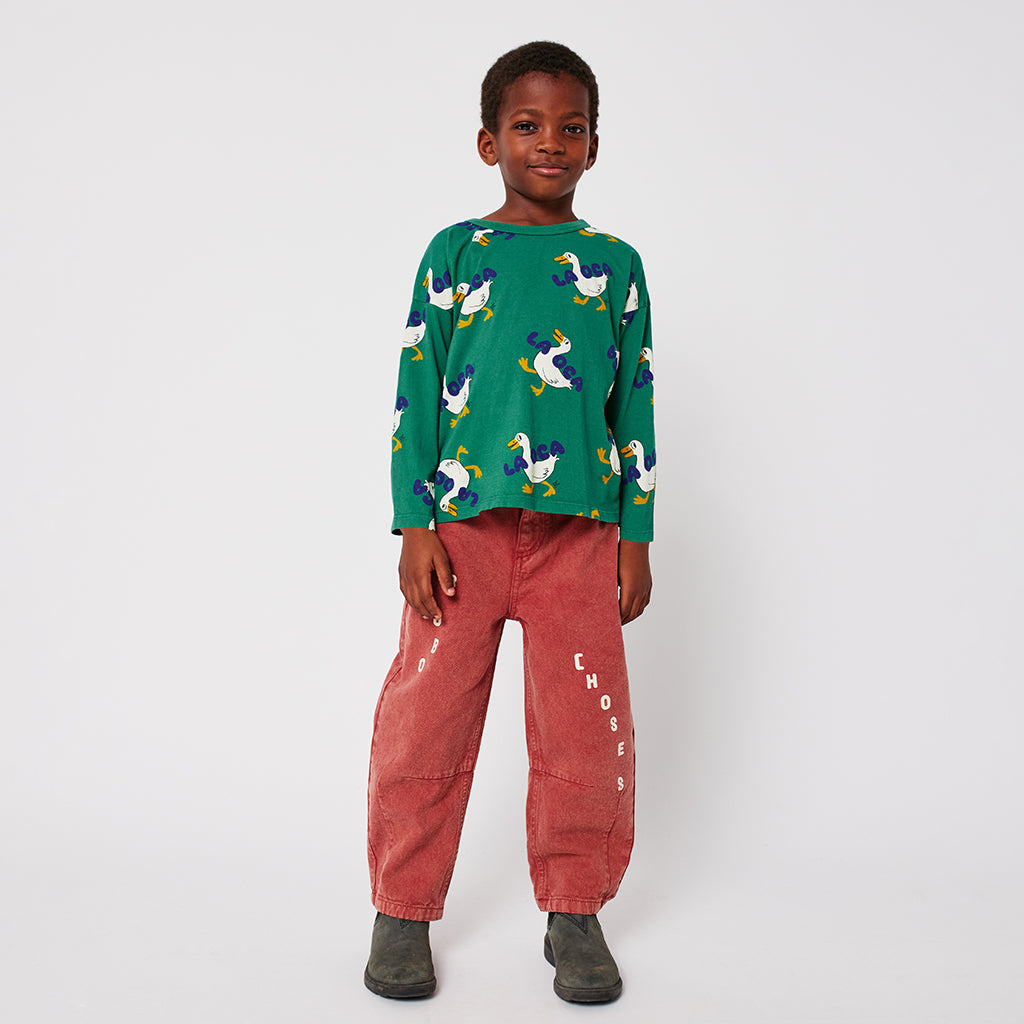 Bobo Choses Child La Oca All Over T-shirt Green