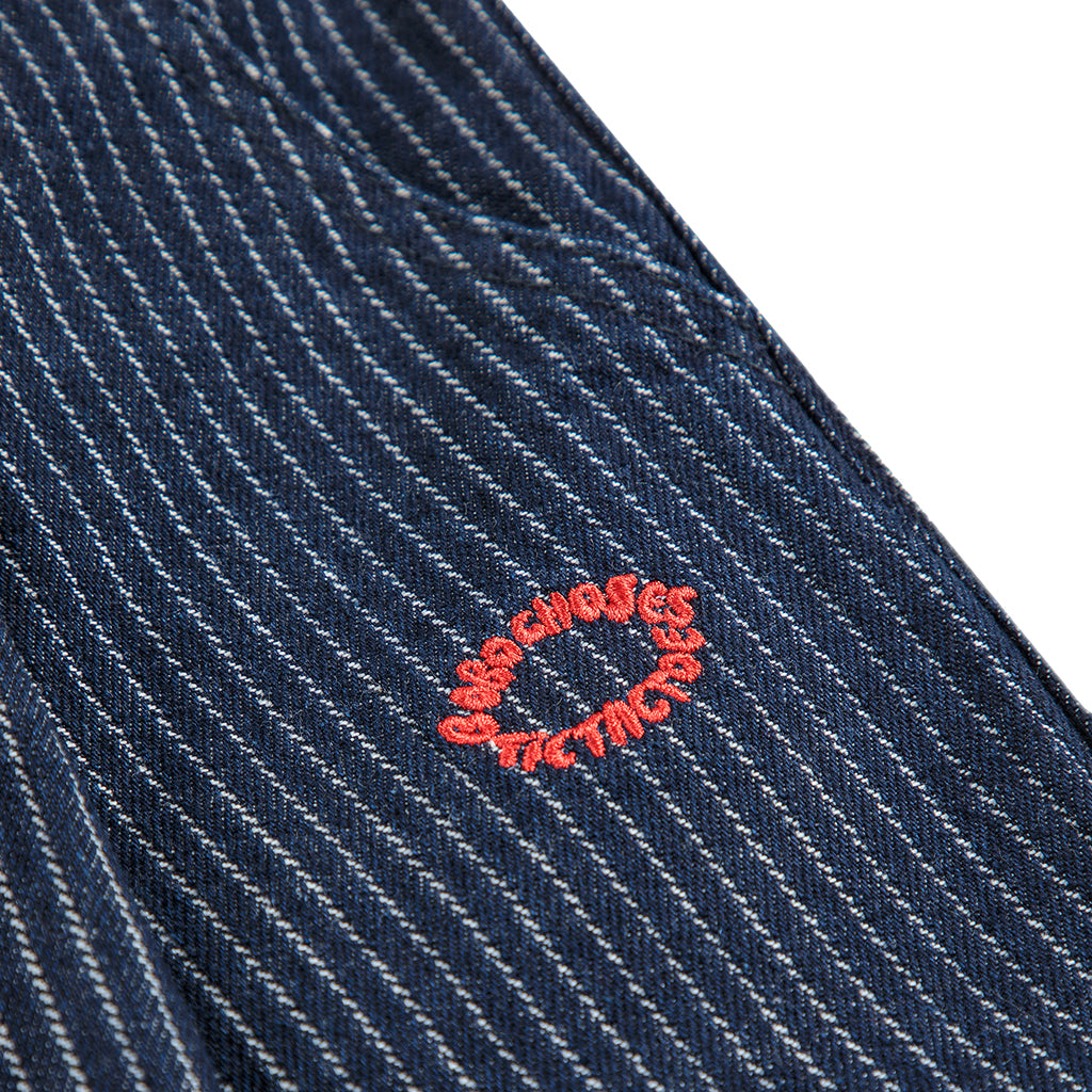 Bobo Choses Child Tic Tac Toe Denim Pants Navy Blue