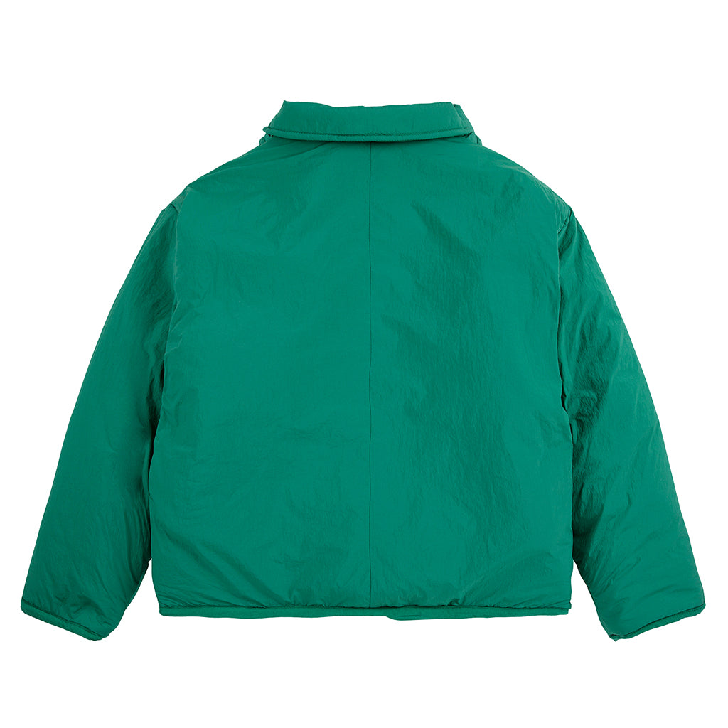 Bobo Choses Child Clover Reversible Teddy Jacket Green
