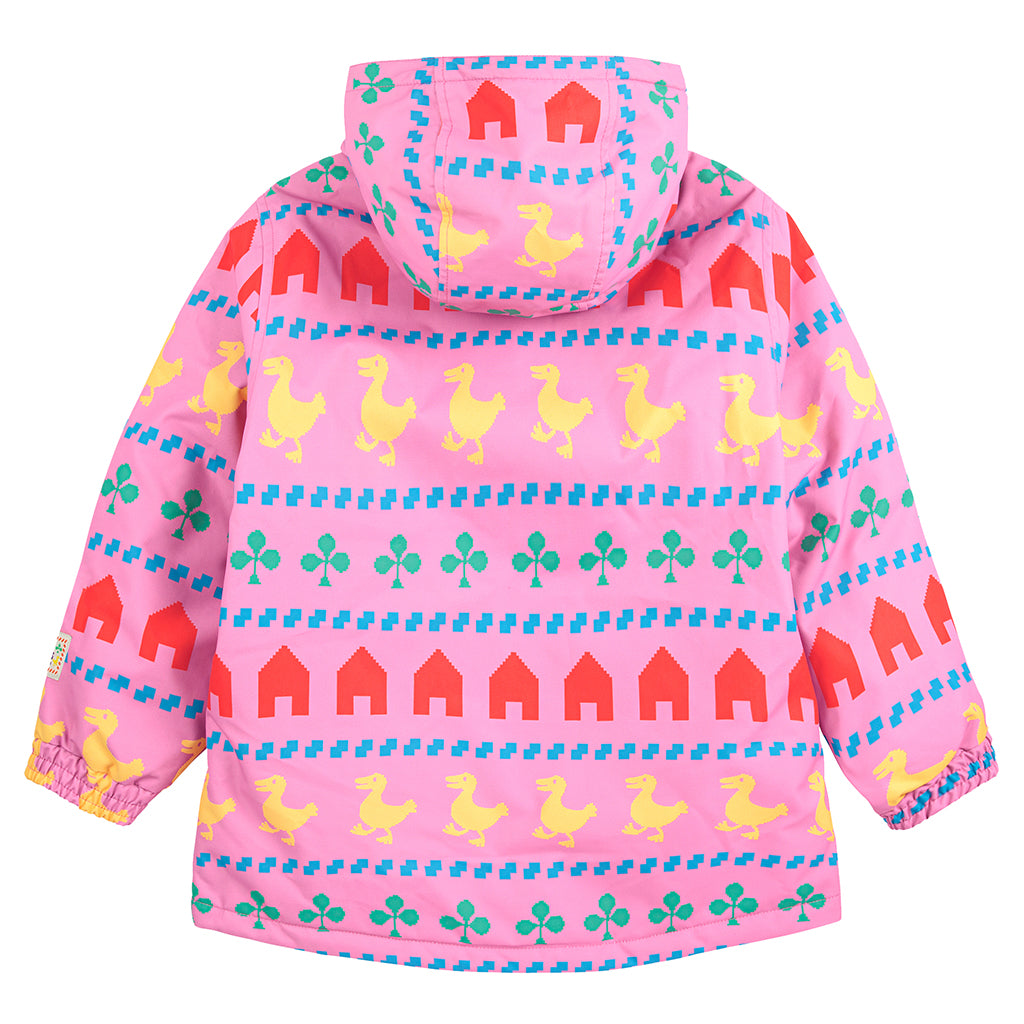 Bobo Choses Child Farm All Over Ski Jacket Fuchsia Pink