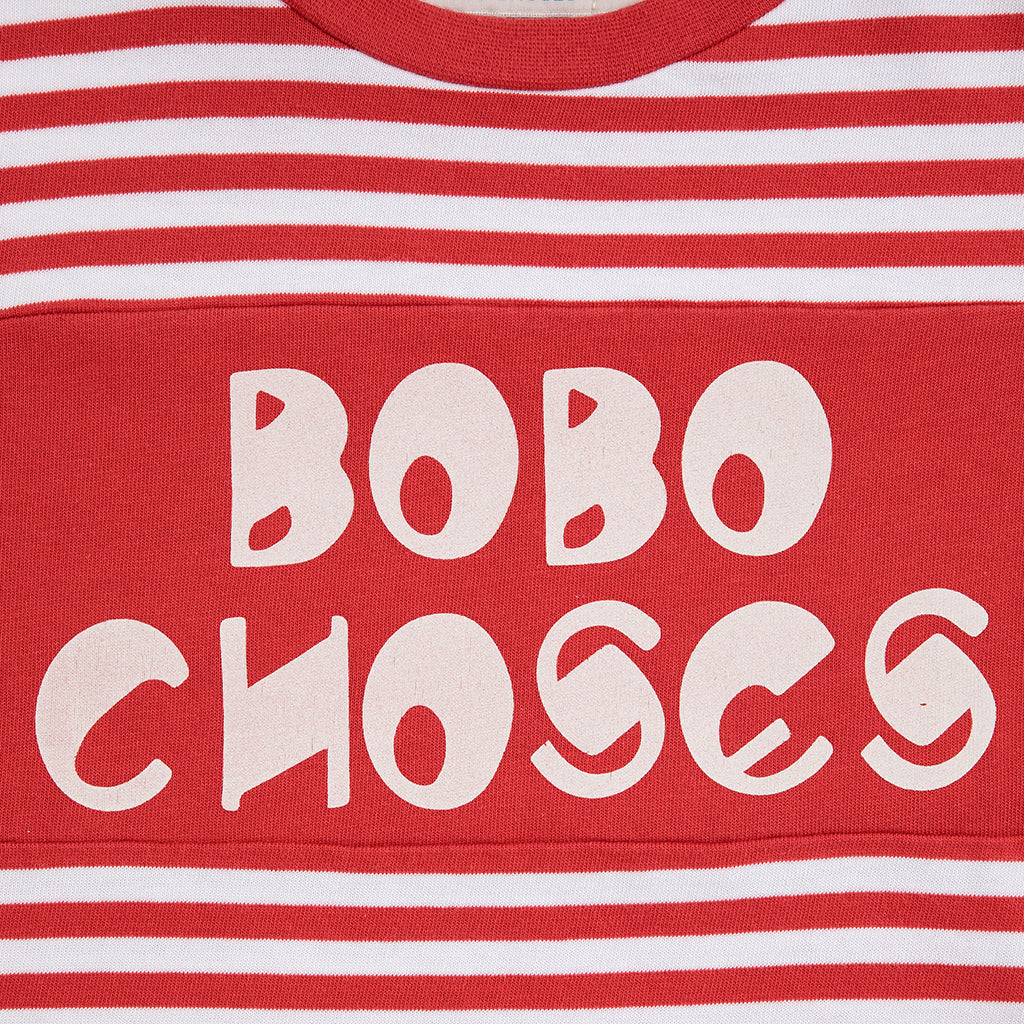 Bobo Choses Child Stripes T-shirt Red