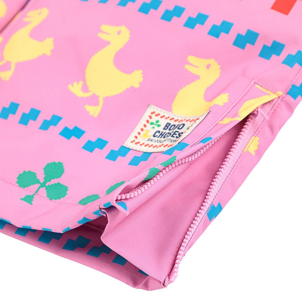 Bobo Choses Child Farm All Over Ski Pants Fuchsia Pink