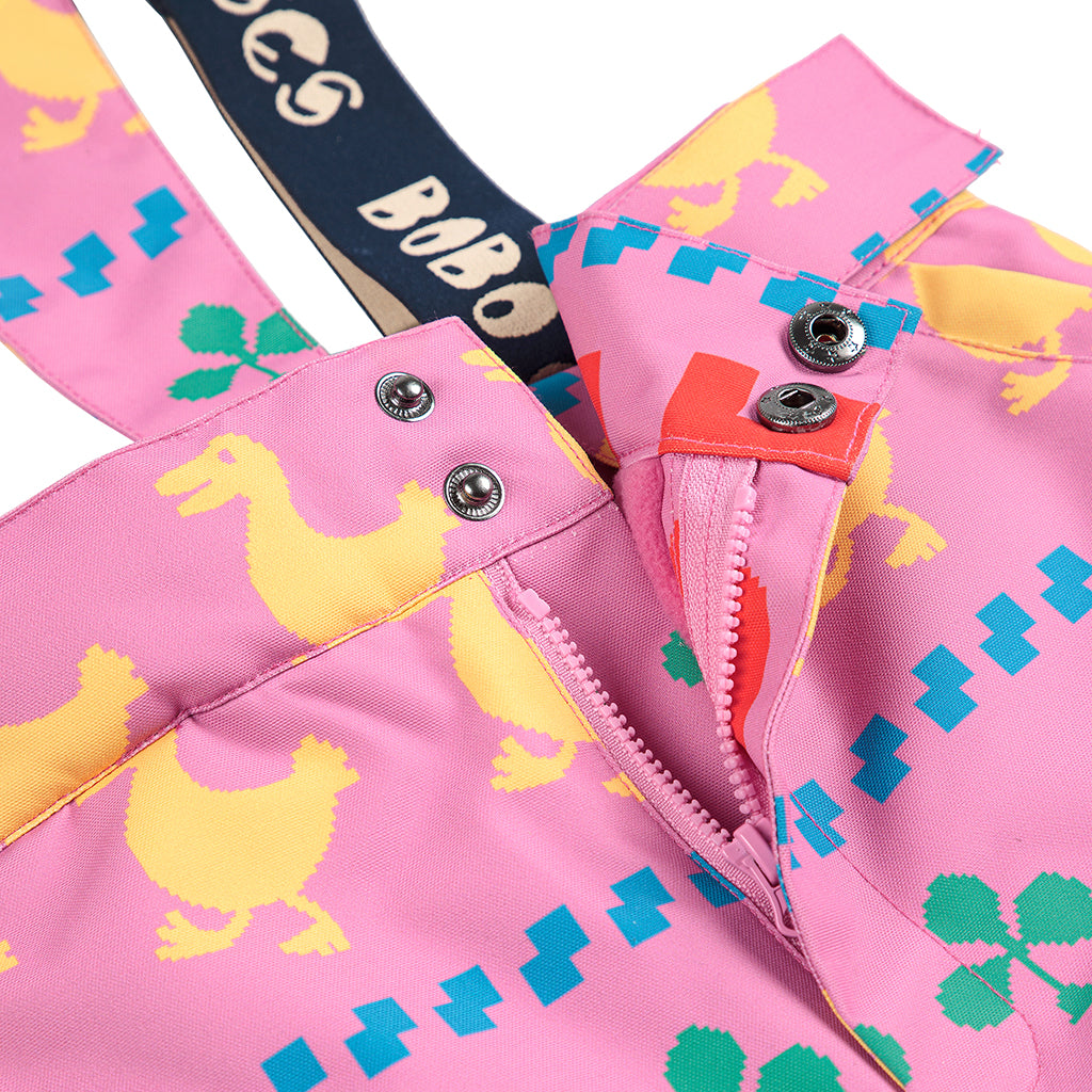 Bobo Choses Child Farm All Over Ski Pants Fuchsia Pink