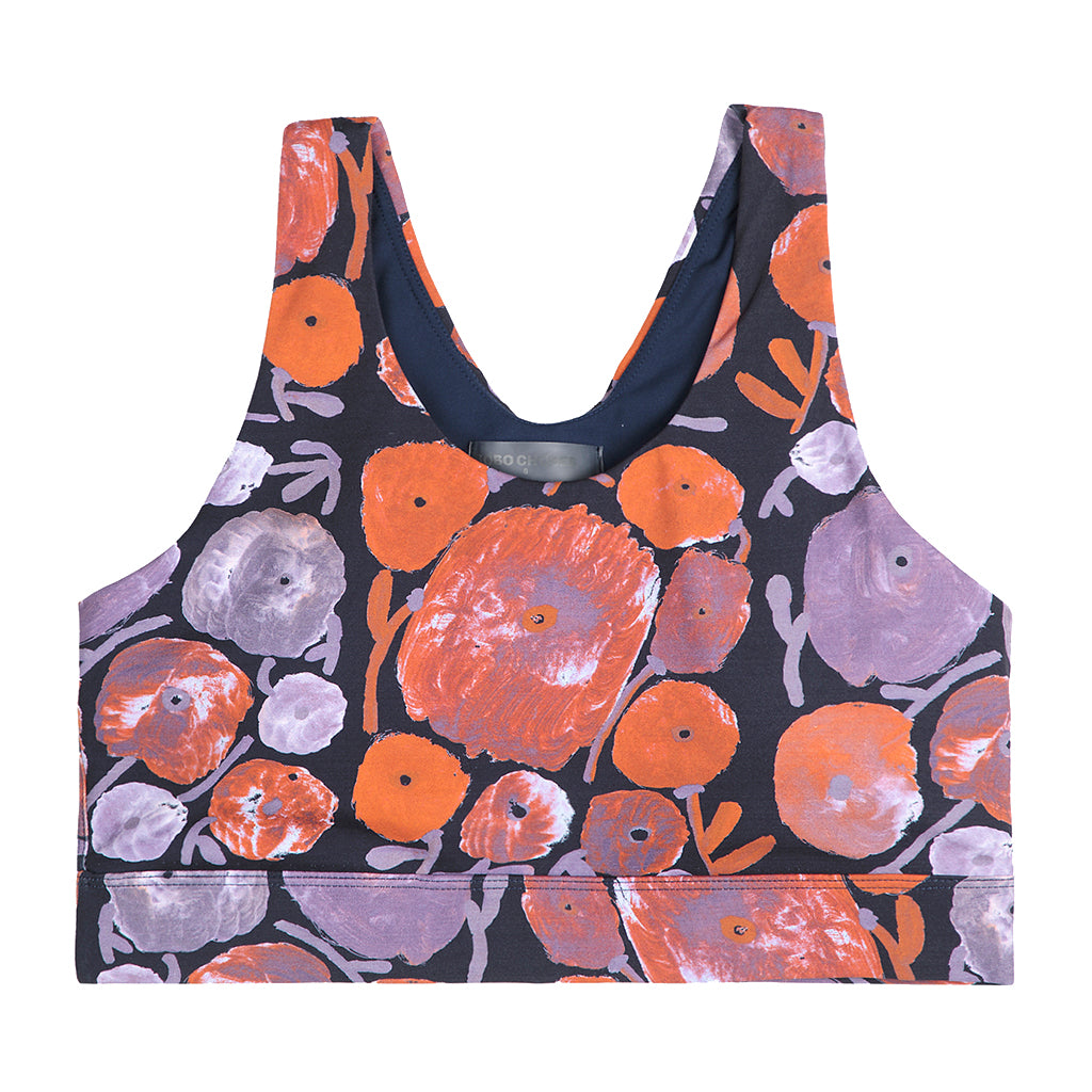 Bobo Choses Woman Sporty Top Multicolour Dahlia Print