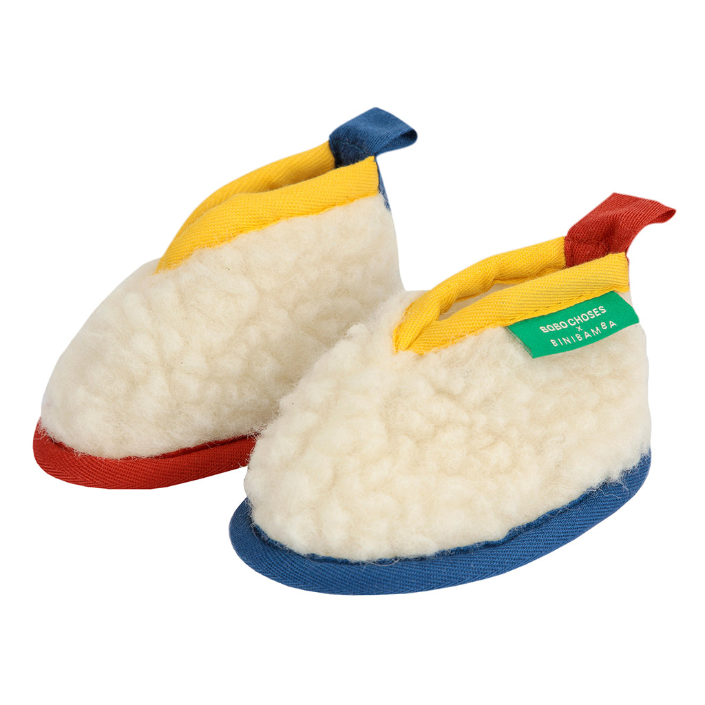 Bobo Choses X Binibamba Baby Booties Cream