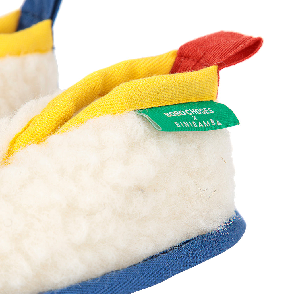 Bobo Choses X Binibamba Baby Booties Cream