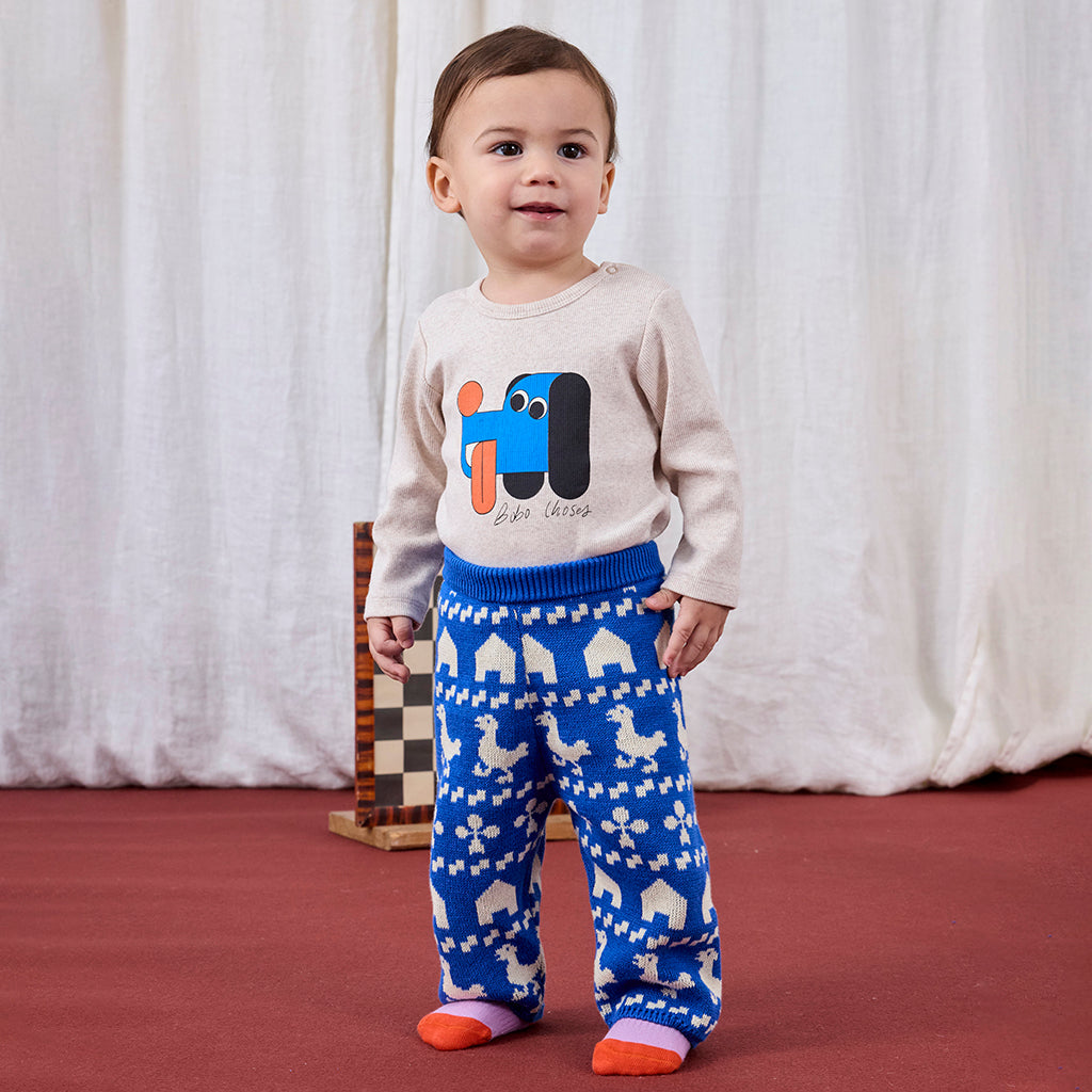 Bobo Choses Baby Game Pawns Short Socks Lavender Purple