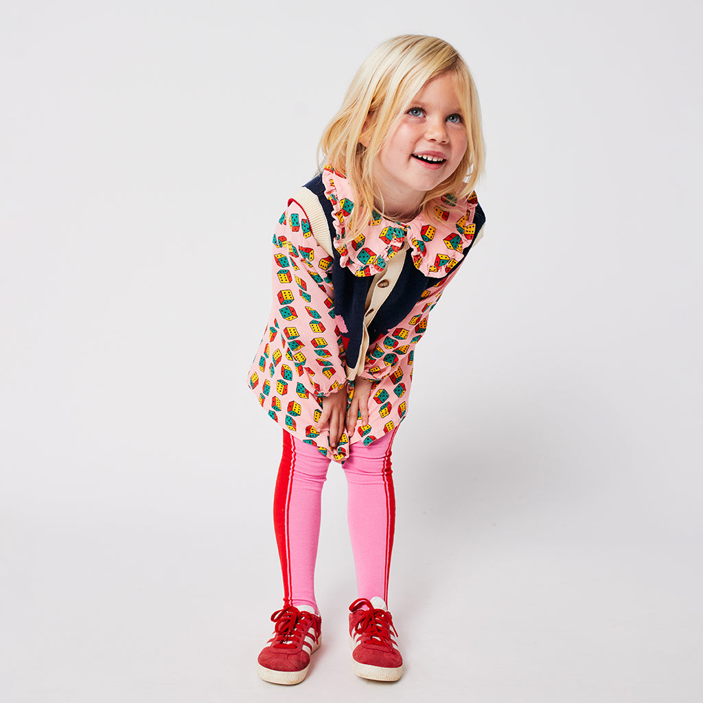 Bobo Choses Child Colour Block Tights Pink
